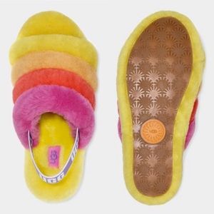 UGG UGG AUSTRALIA W FLUFF YEAH SLIDE - Slippers Women's Shoes 7 - 6